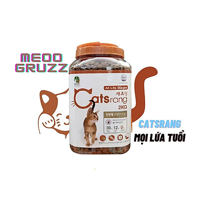 Thức Ăn Hạt Catsrang Cho Mèo Mọi Lứa Tuổi - 2Kg
