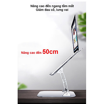 Giá Đỡ Máy Tính, Laptop, iPad, Macbook Hợp Kim Nhôm Cao Cấp. Hỗ Trợ Tản Nhiệt Chống Mỏi Cổ, Vai, Gáy. Hàng Chính Hãng Tamayoko