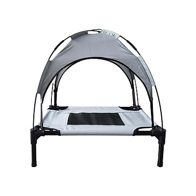 raised dog bed with canopy