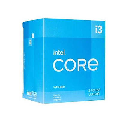 Bộ vi xử lý Intel Core I3-10105F 4C/8T 6MB Cache 3.70 GHz Upto 4.40 GHz - Chính hãng