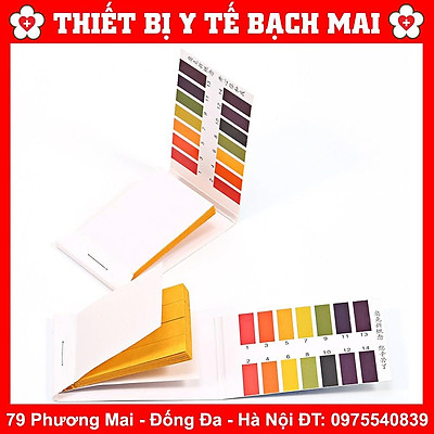 Giấy Quỳ Tím Thử Độ pH Thang Đo Từ 1 Đến 14 