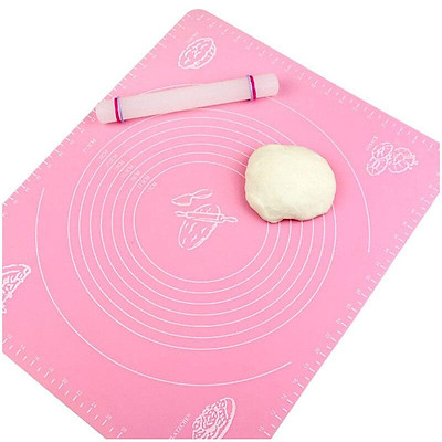 Kitchen Silicone Baking Mat Non-stick Pizza Dough Rolling Sheet Pastry Tool-RO 