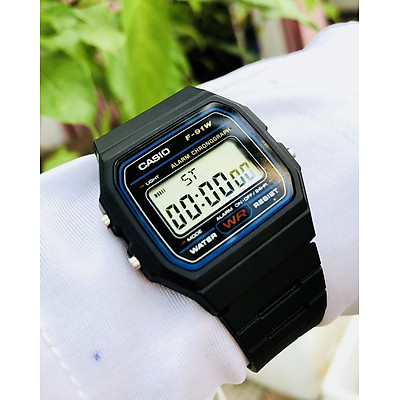 Đồng Hồ Nam Casio F91W-1DG Chính Hãng