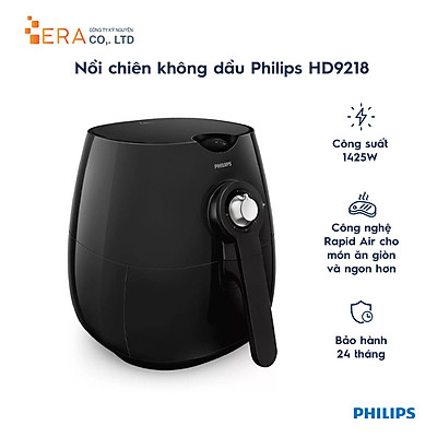 Nồi Chiên Không Dầu Philips HD9218 (1425W) - Hàng Chính Hãng