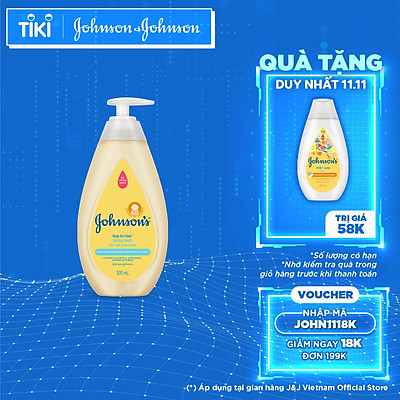 Sữa tắm gội toàn thân Johnson's Baby (500ml)