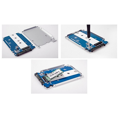 Box Kingshare Chuyển Đổi SSD M2 SATA sang chuẩn SATA III 2.5" (MÀU NGẪU NHIÊN) - Hàng Nhập Khẩu