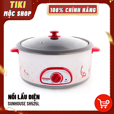 Lẩu điện Sunhouse SH525L - Hàng chính hãng