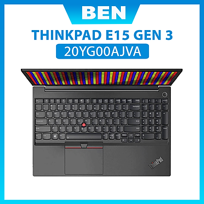 Laptop Lenovo Thinkpad E15 Gen 3 (20YG00AJVA) (R5 5500U/8GB RAM/512GB SSD/15.6 FHD/Dos/Đen) - Hàng chính hãng