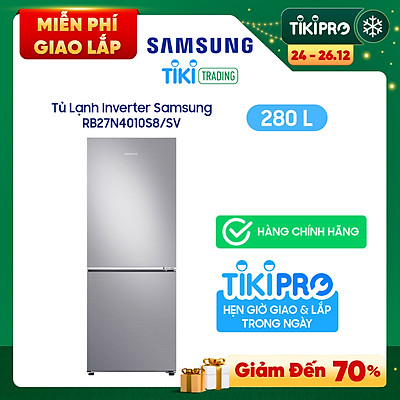 Tủ lạnh Samsung Inverter 280 lít RB27N4010S8/SV