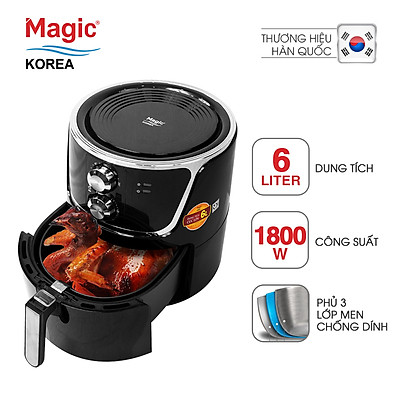 Nồi Chiên Không Dầu Magic A-801 (6.0 Lít) - Hàng Chính Hãng