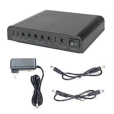Bộ lưu điện dự phòng UPS cho modem wifi camera USB 5V 9V 12V 12000mAh