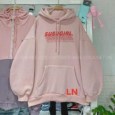 Áo hoodie SUSUGIRL DA6