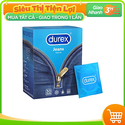 Bao cao su Durex Jeans Hộp 30 bao