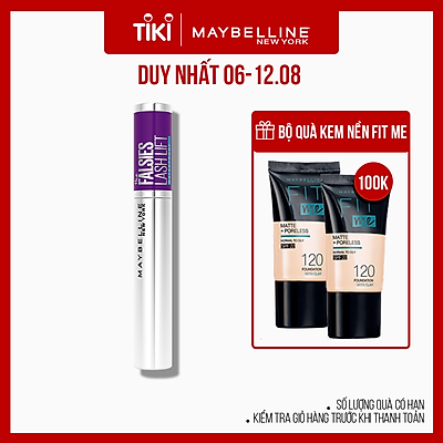 Mascara Uốn, Làm Dày và Dài Mi Tức Thì Maybelline Falsies Lash Lift không lem không trôi Waterproof 8.6ml