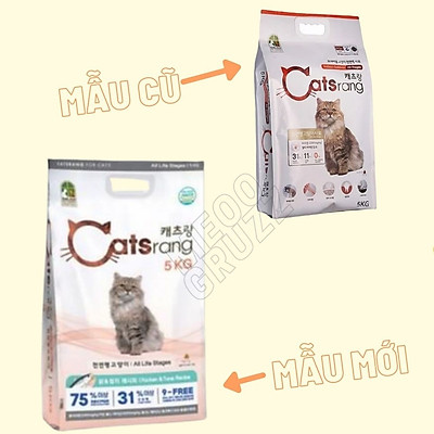 Catsrang 5Kg Thức Ăn Hạt Cho Mèo Mọi Lứa Tuổi