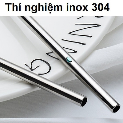 Bộ 4 ống hút Inox 304 kèm cọ rửa DandiHome