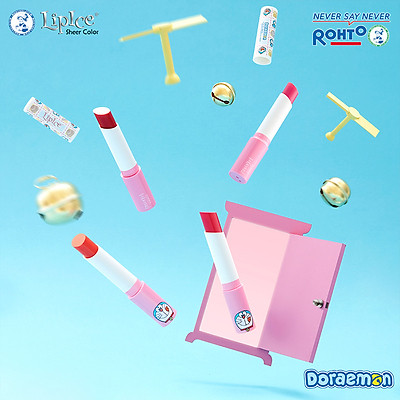 Son Dưỡng Có Màu Tự Nhiên LipIce Sheer Color x Doraemon 2.4g (Phiên Bản Giới Hạn)