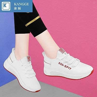 Giầy thể thao nữ, giày sneaker nữ buộc dây V202