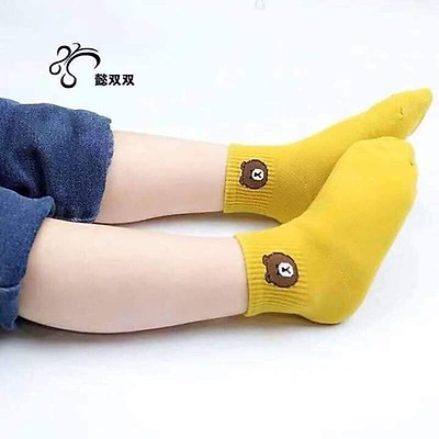 10 đôi tất gấu trẻ em cotton