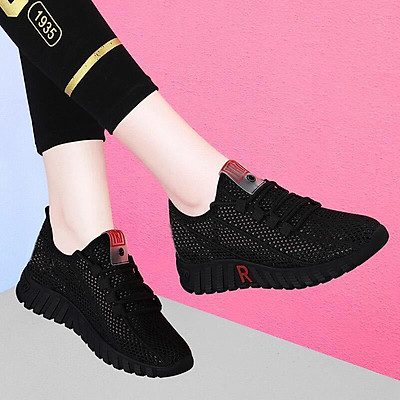 Giày sneaker thể thao nữ hàn quốc buộc dây siêu nhẹ V254