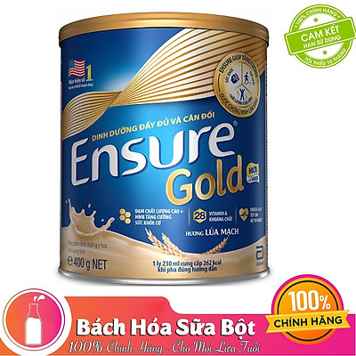 Sữa Bột Abbott Ensure Gold Lúa Mạch 400g