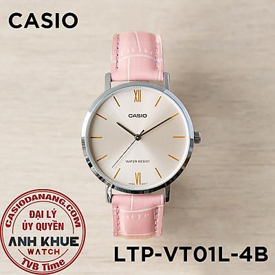 Đồng hồ Casio nữ dây da LTP-VT01L-4BUDF (34mm)