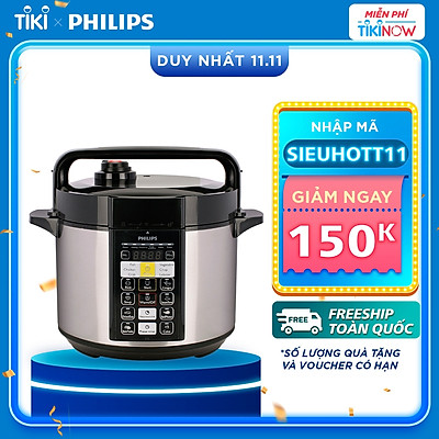 Nồi Áp Suất Điện Tử Philips HD2136 (5L) - Hàng Chính Hãng