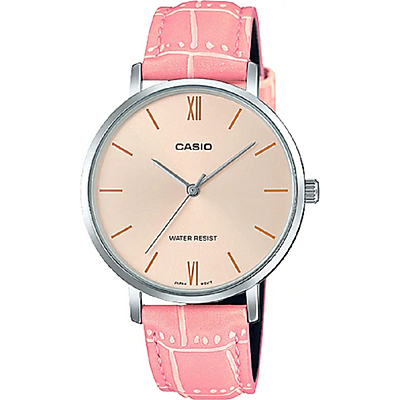 Đồng hồ Casio nữ dây da LTP-VT01L-4BUDF (34mm)