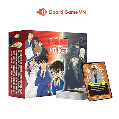 Boardgame "Thám tử lừng danh Conan - Hồi Kết" - kèm bộ Hồ sơ 25 nhân vật cực chất