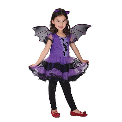 Hóa trang Halloween - Váy đầm cô bé người dơi