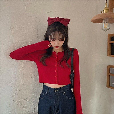 Áo Croptop YAN Tay Dài Nữ Ulzzang