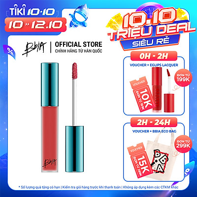 Son kem lì Bbia Last Velvet Lip Tint Version 1 5g (5 màu)