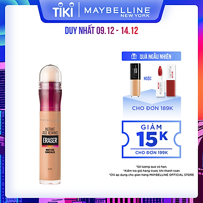 Bút Cushion Che Khuyết Điểm Đa Năng Instant Age Rewind Eraser Multi-use Concealer Maybelline New York 6ml