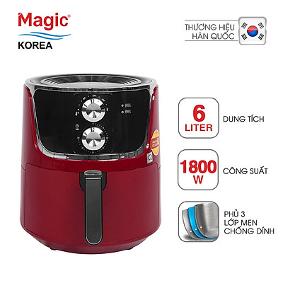 Nồi Chiên Không Dầu Magic A-801 (6.0 Lít) - Hàng Chính Hãng