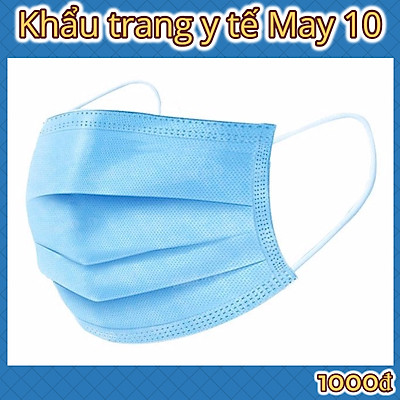 Khẩu trang y tế 4 lớp kháng khuẩn May 10 chính hãng