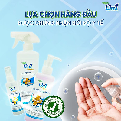 Dung Dịch Rửa Tay Khô On1 Hương BamBoo Charcoal 500ml DB500 dang xịt 