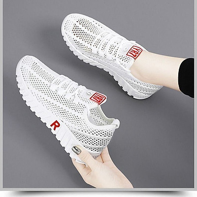 Giày sneaker thể thao nữ hàn quốc buộc dây siêu nhẹ V254