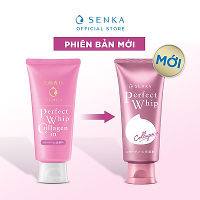 Sữa Rửa Mặt Ẩm Mịn Và Săn Chắc Da Senka Perfect Whip Collagen In 14839 (120g)