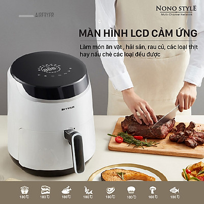 Nồi Chiên Không Dầu BIYI AF69A - Hàng Chính Hãng