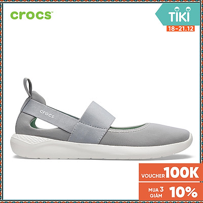 Giày Lười Nữ Crocs LiteRide Mary Jane 206082