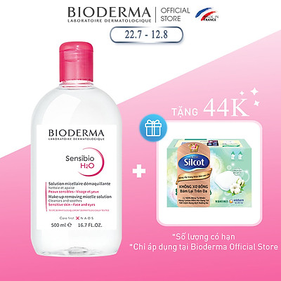 Dung Dịch Làm Sạch Và Tẩy Trang Công Nghệ Micella Bioderma Sensibio H2O - 500ml