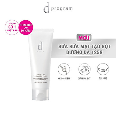 SỮA RỬA MẶT D PROGRAM TẠO BỌT DƯỠNG DA 120G