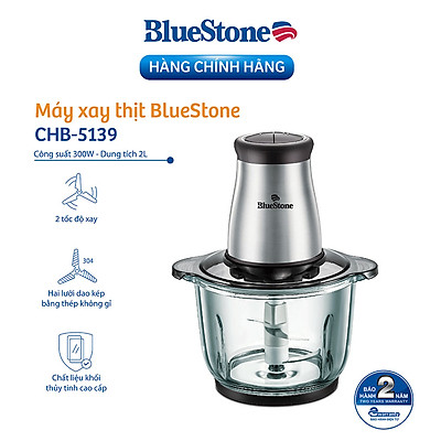  Máy Xay Thịt 2 Lưỡi Kép Bluestone CHB-5139 (2L) - Hàng chính hãng