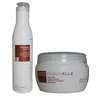 Bộ dầu gội và kem ủ xả dưỡng cho mái tóc bóng suôn mượt và quyến rũ Fascinelle ( Ý ) - DMC015