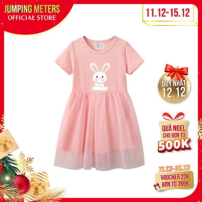 Váy đầm bé gái cotton ren xòe nhiều mẫu VR Jumping Meters cao cấp