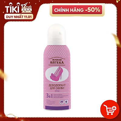 Xịt khử mùi giày nữ Zelenaya Apteka Style 150ml