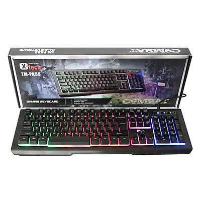 Bàn Phím Gaming Giả Cơ Có Dây Xtech TM-PK55 (Đen) - Hàng Nhập Khẩu