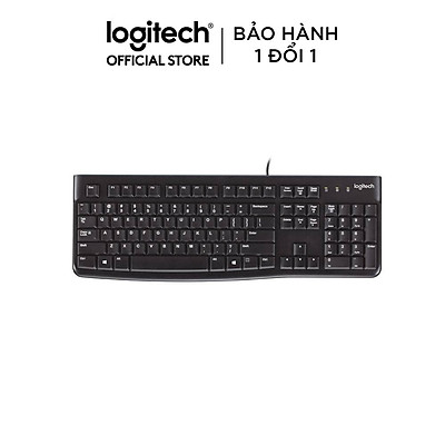 Bàn Phím Có Dây Logitech K120 - Hàng Chính Hãng