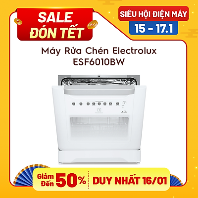 Máy Rửa Bát Electrolux ESF6010BW - Hàng chính hãng 