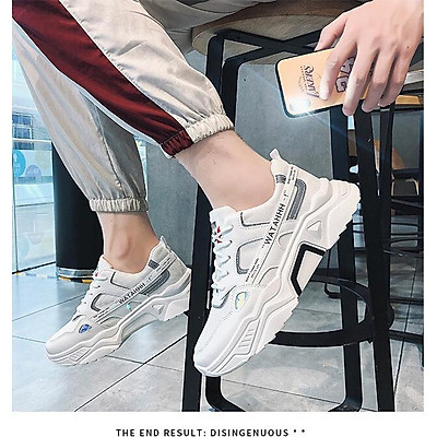 Giày thể thao sneaker nam phong cách trẻ trung 2020 - 015 trắng 